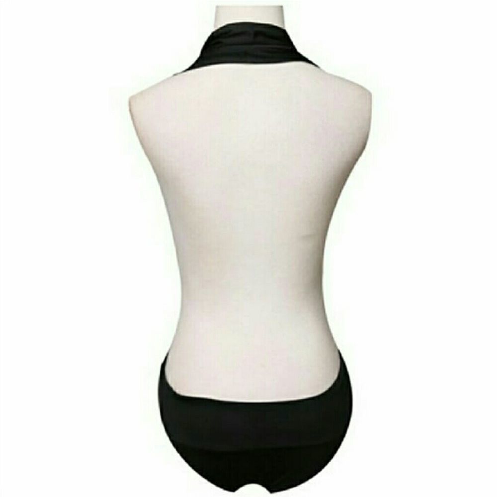 CROSSOVER BLACK MONOKINI SWIMSUIT - Picture 5 of 7